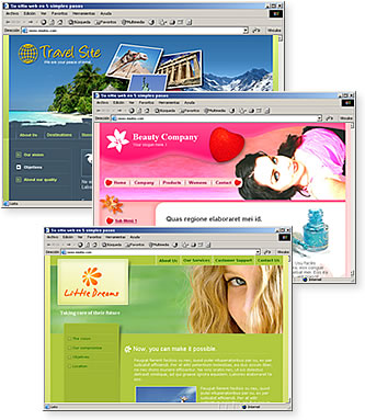 Capturas Templates Web Sites